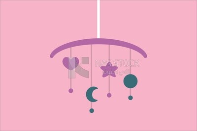 Baby bed hanging toy