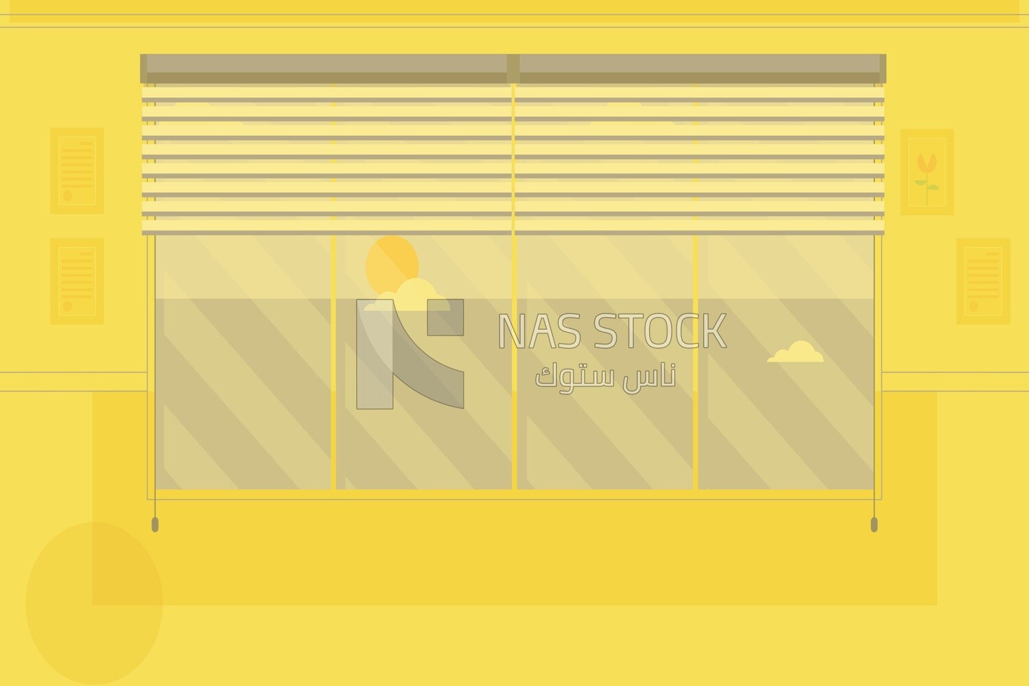 Yellow background