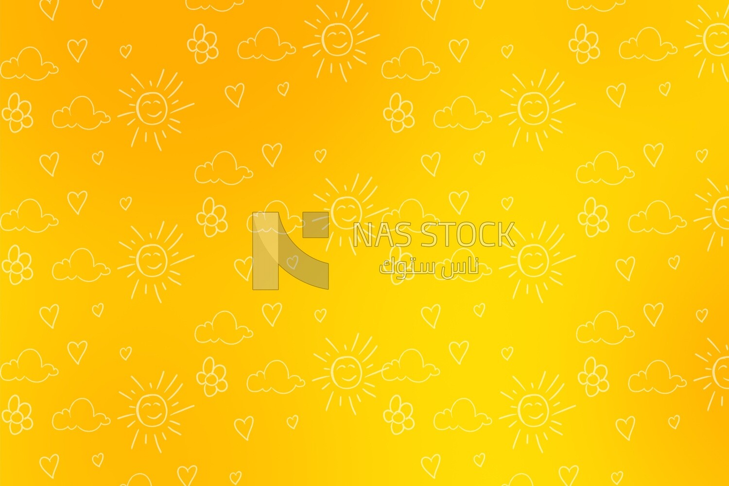 Yellow background