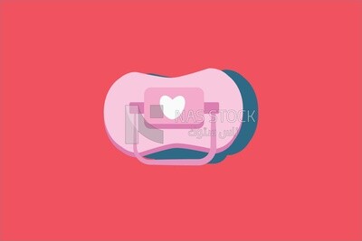 Pink pacifier