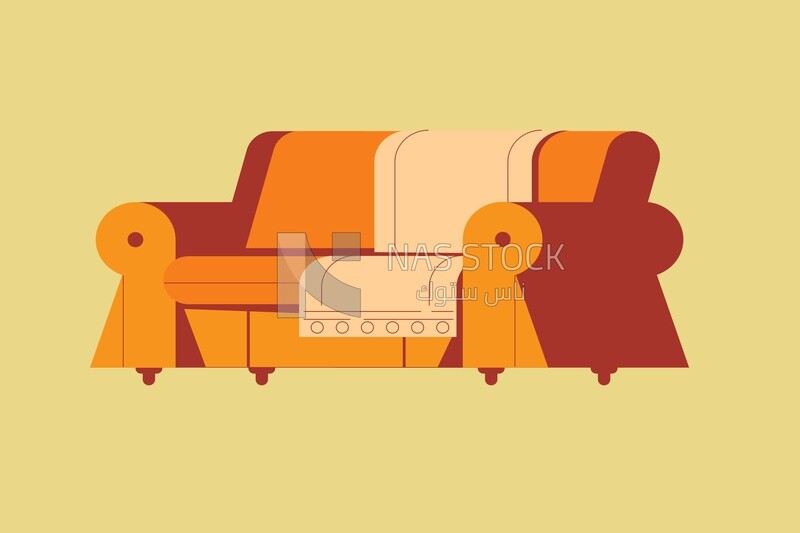 Yellow sofa