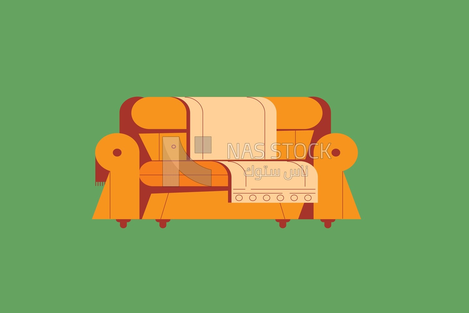 Yellow sofa