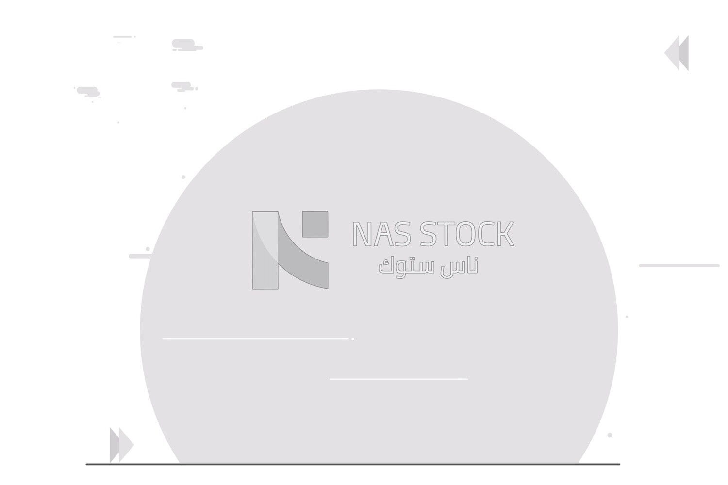 White background