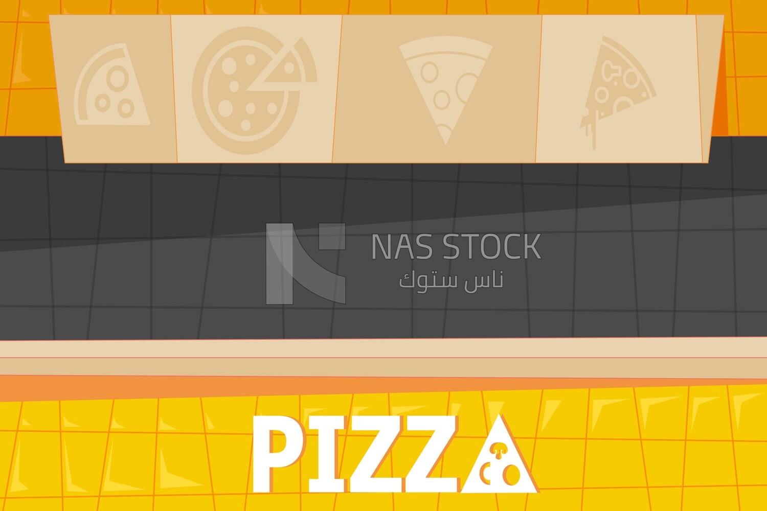 Pizza shop Background