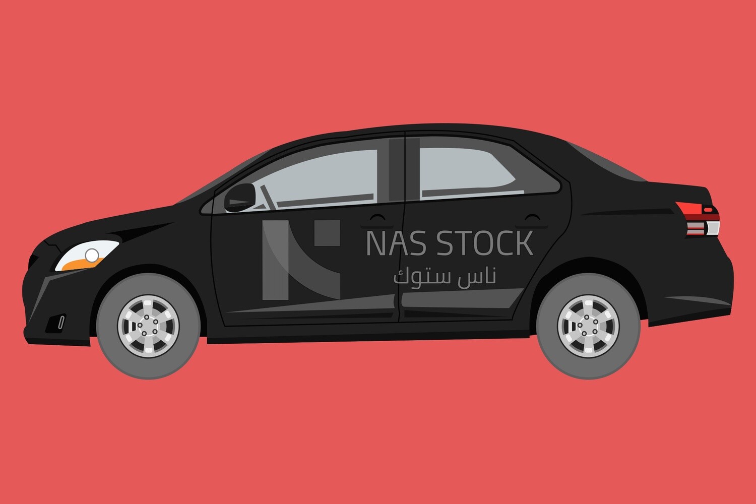 Black car