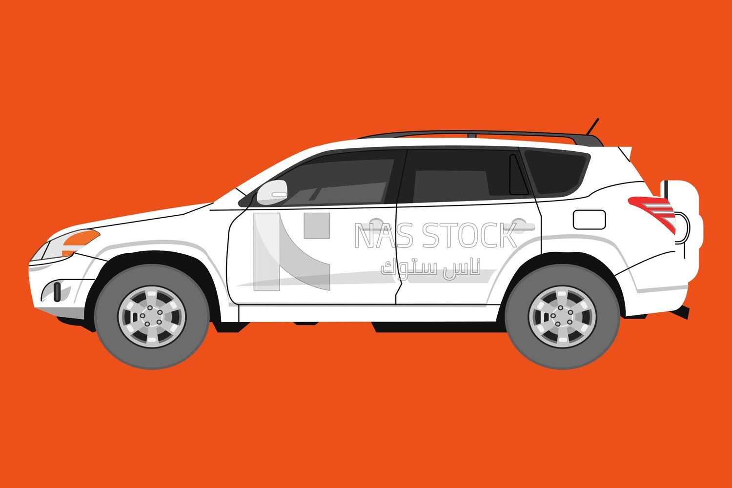 White  car
