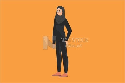 Veiled woman
