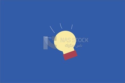 Energy and idea symbol