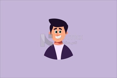 رجل يبتسم