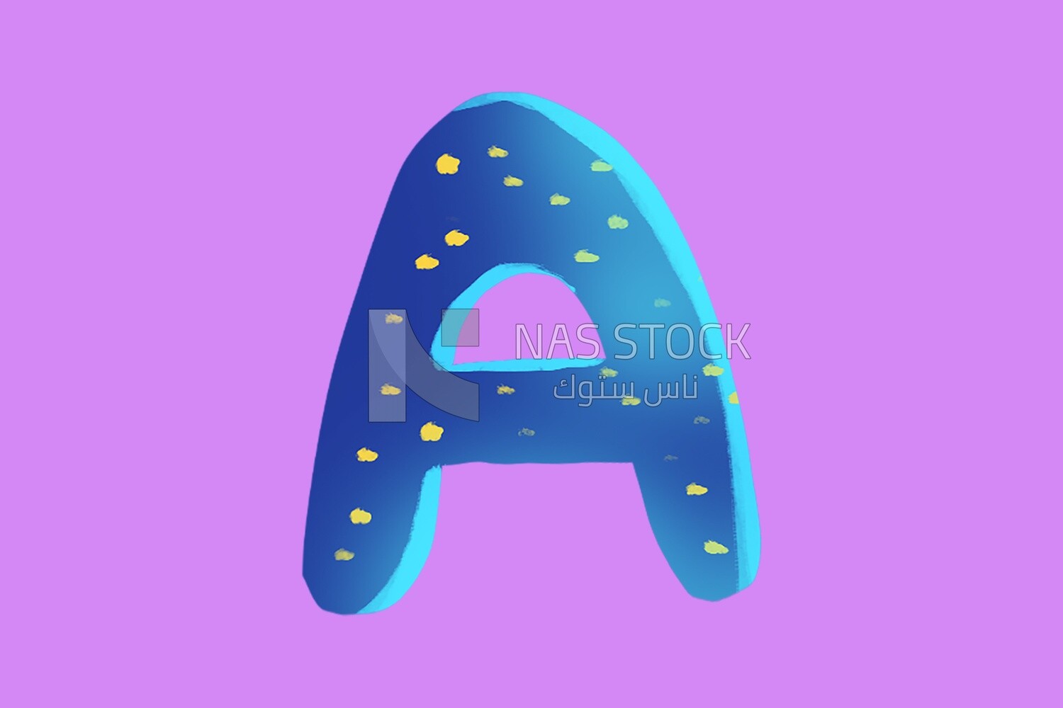 The letter A