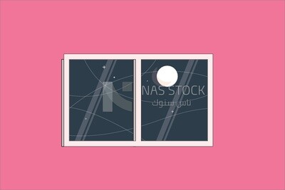 Window with landscape
