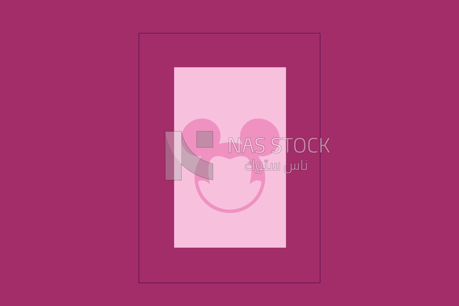 Frame with Mickey Mouse