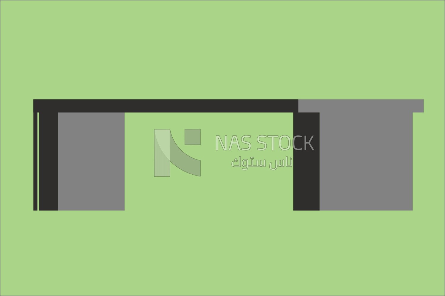 Metal desk