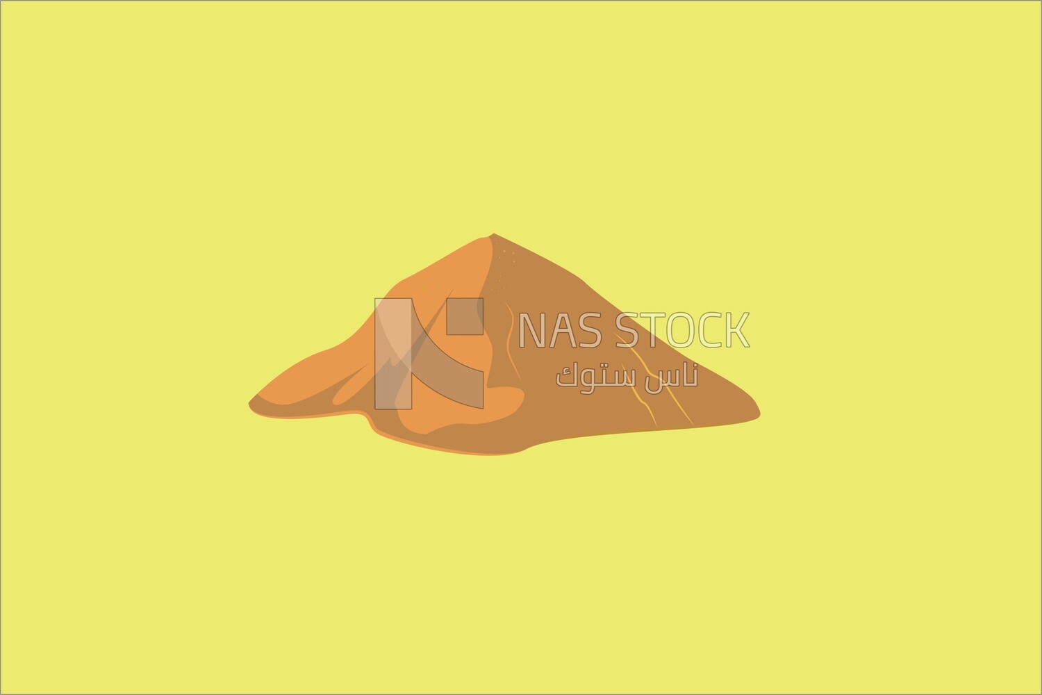 A pile of sand