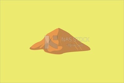 A pile of sand