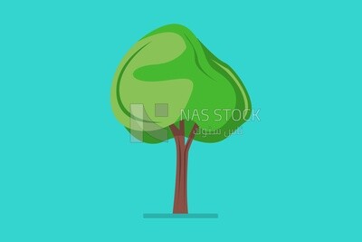 Tree with brown leg