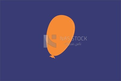Orange balloon