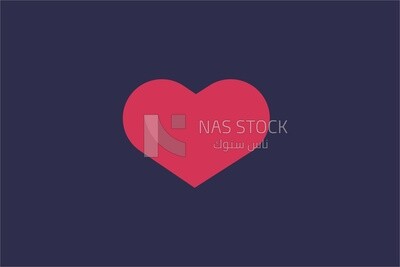 قلب احمر
