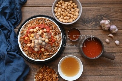 Egyptian koshary dish