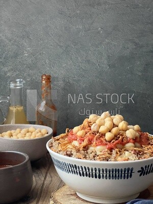 Egyptian koshary dish