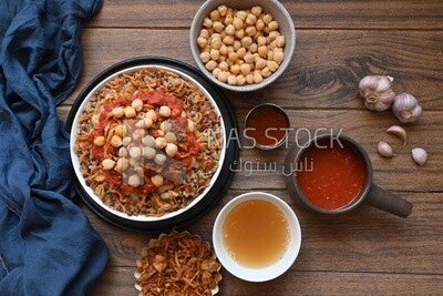 Egyptian koshary dish