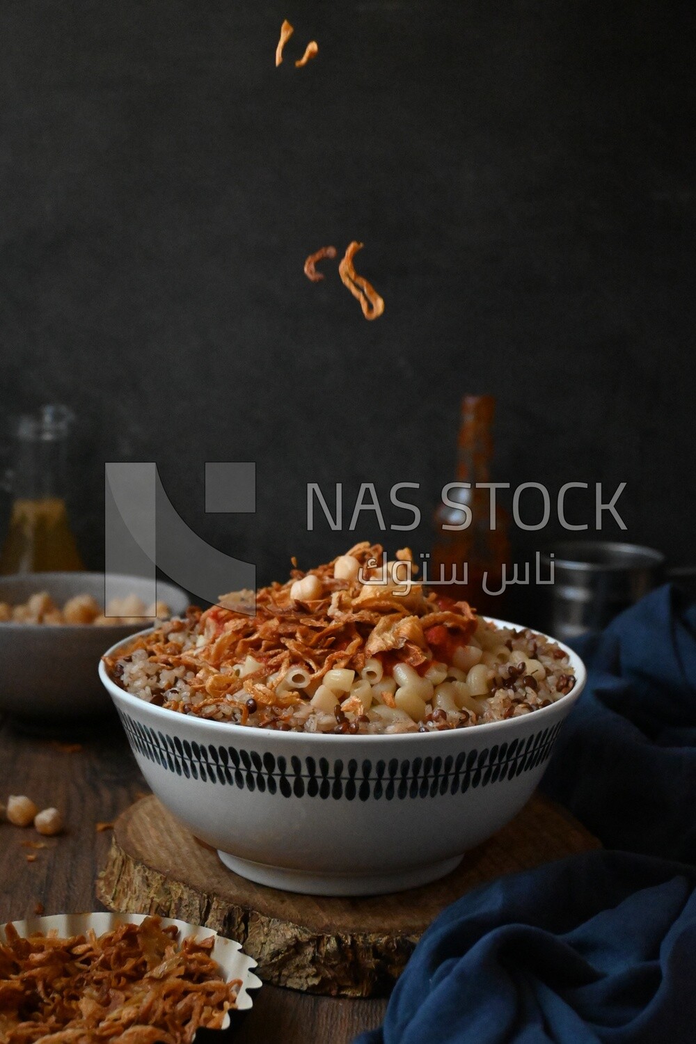 Egyptian koshary dish