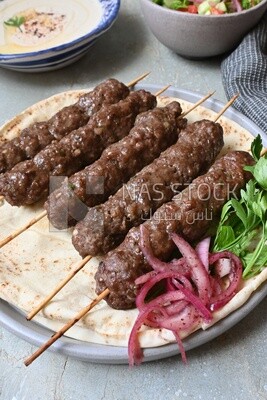 Dish with grilled kofta