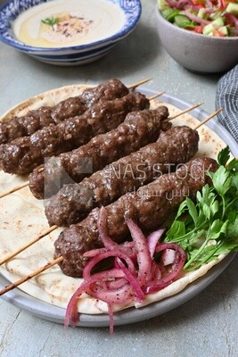 Dish with grilled kofta