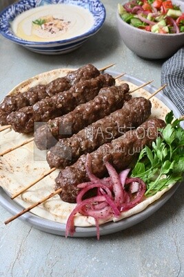 Dish with grilled kofta