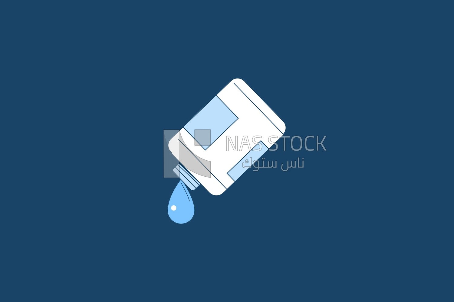 Spilled water