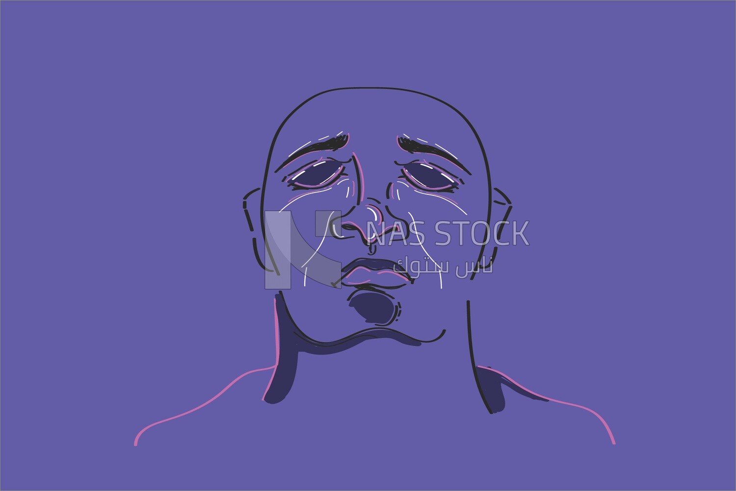 Man crying
