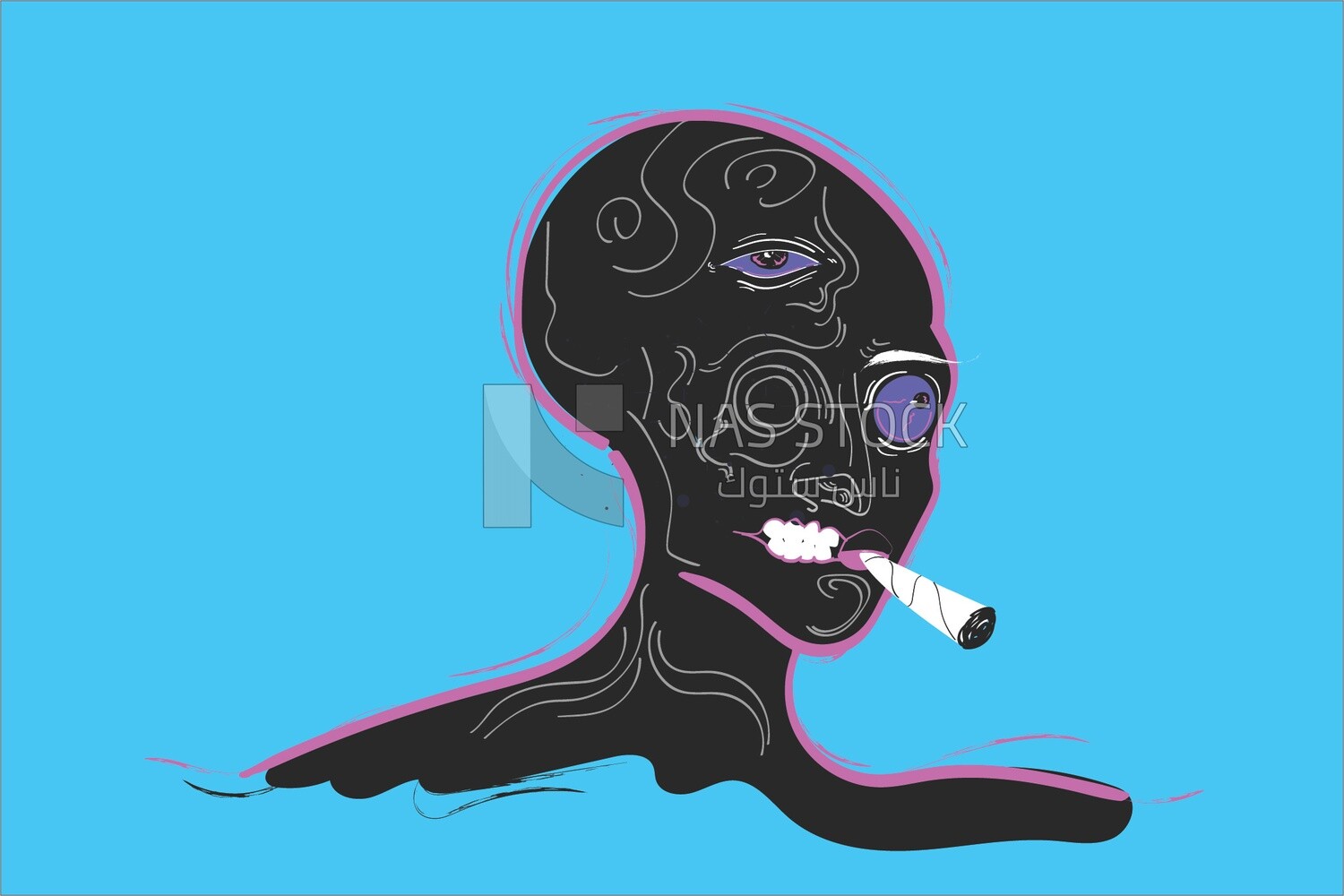 Monoline art