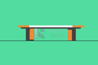 Wooden desk