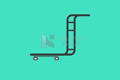 Carrying bag trolley