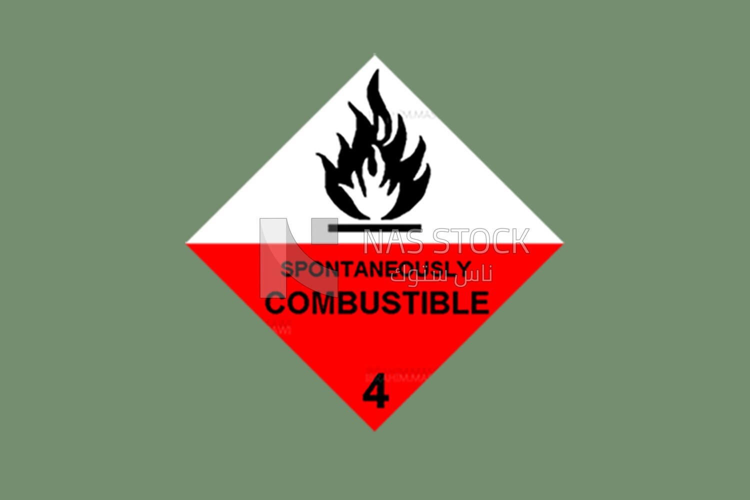 Flammable sign