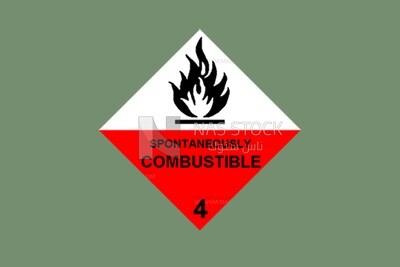 Flammable sign