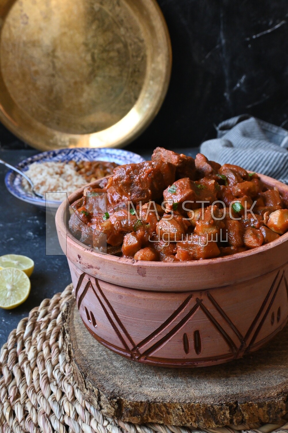 Delicious okra dish with sauce and meat, Plate rice, Arabic meals, recipes and delicious food dishes, delicious meals, delicious food, okra dish