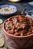 Delicious okra dish with sauce and meat, Plate rice, Arabic meals, recipes and delicious food dishes, delicious meals, delicious food, okra dish