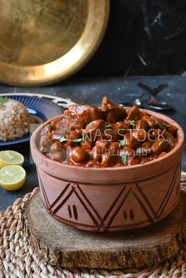 Delicious okra dish with sauce and meat, Plate rice, Arabic meals, recipes and delicious food dishes, delicious meals, delicious food, okra dish