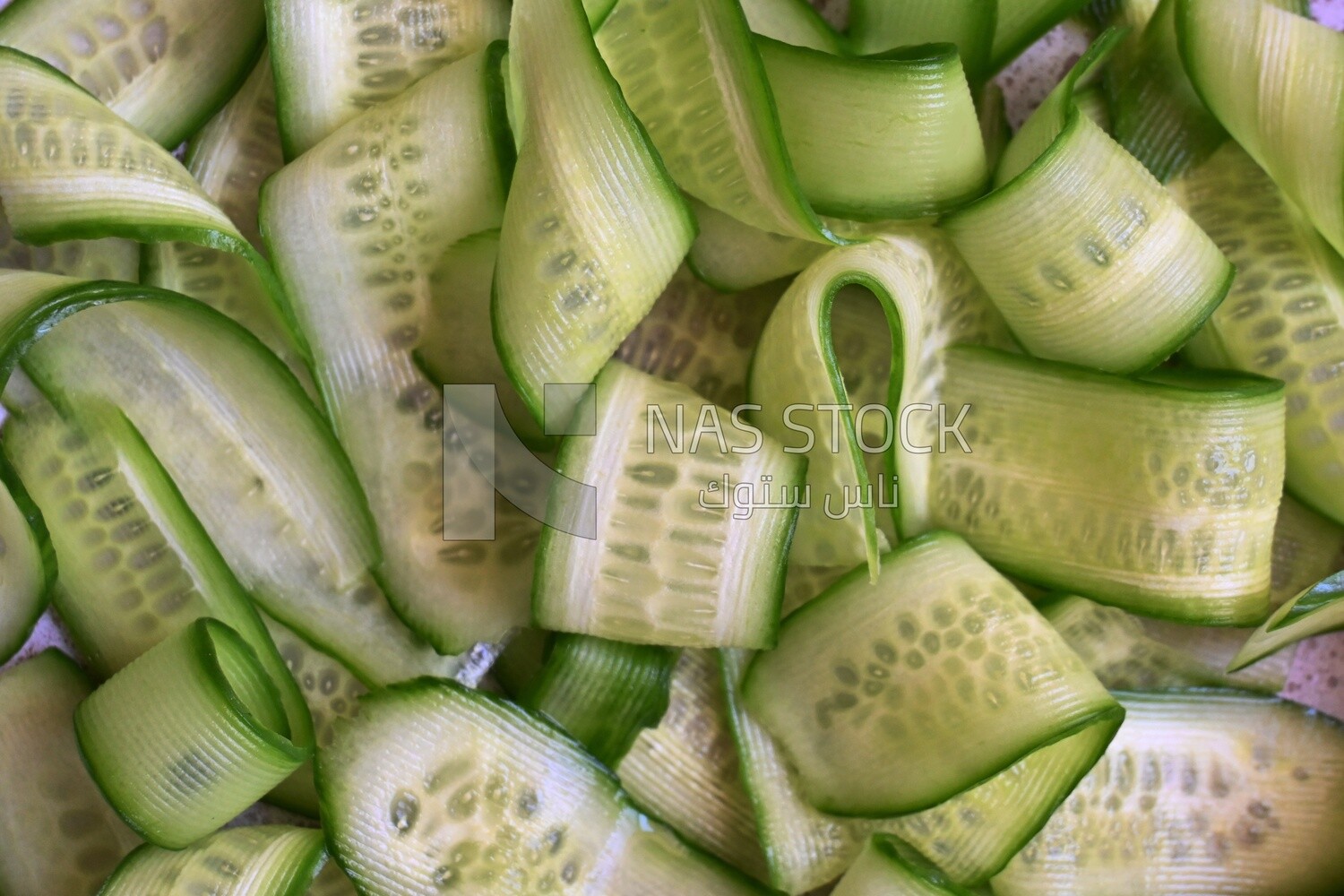 Cucumber slices