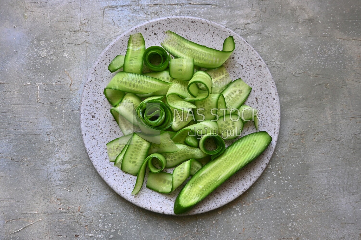 Cucumber slices