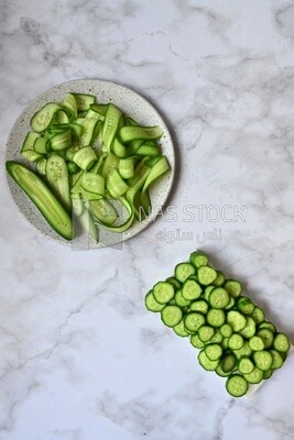Cucumber slices