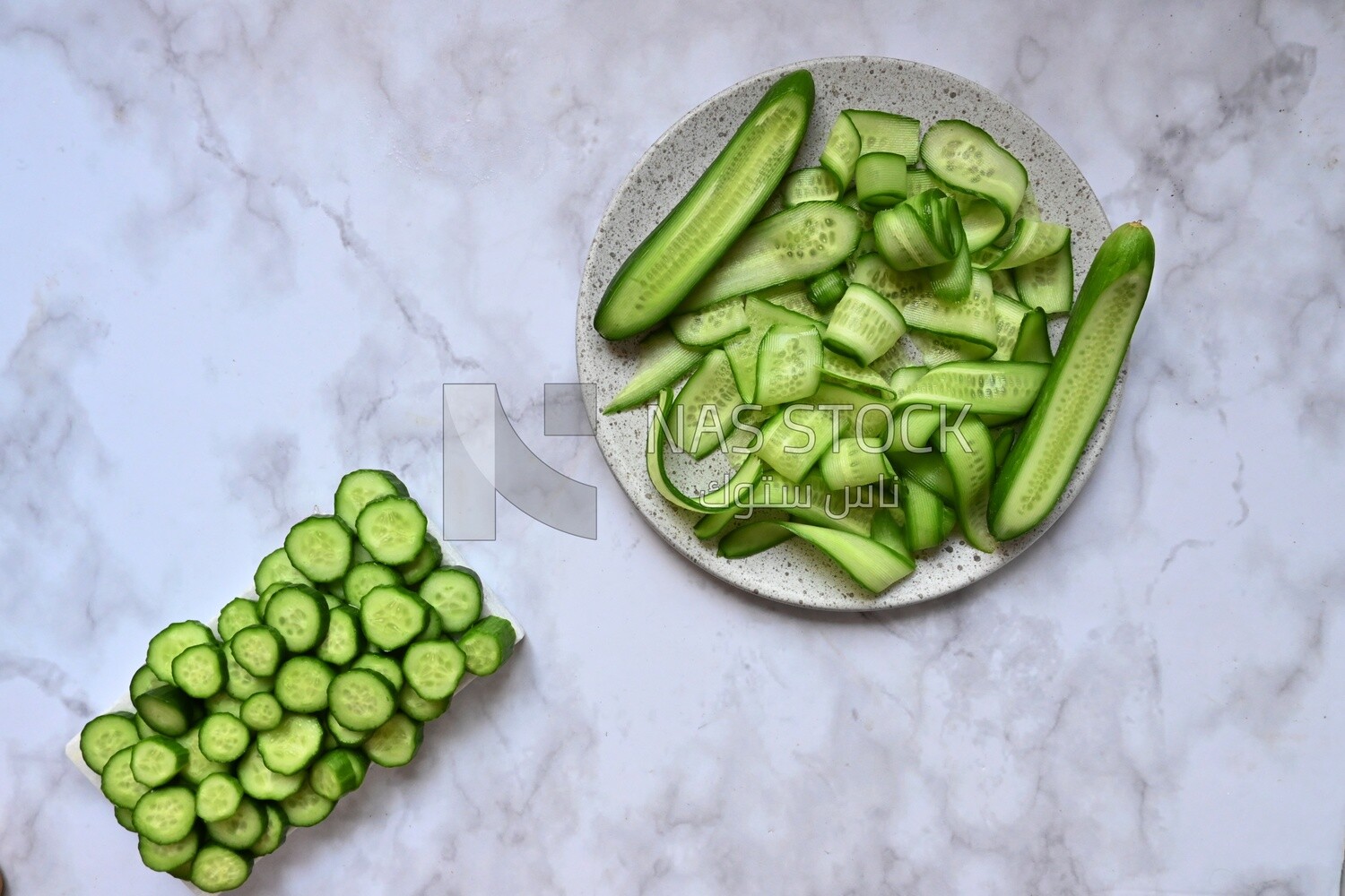 Cucumber slices