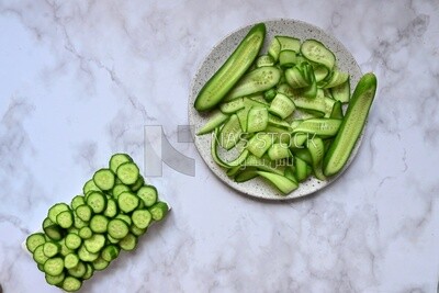 Cucumber slices