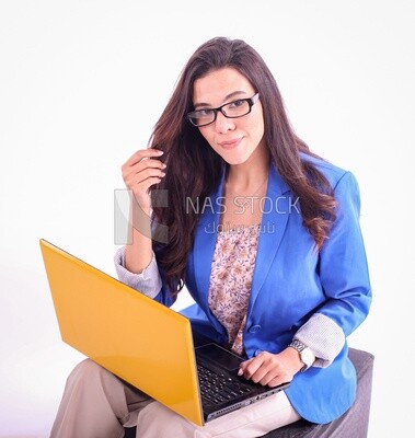 A woman wearing casual clothes