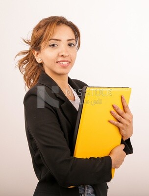 A woman wearing casual clothes