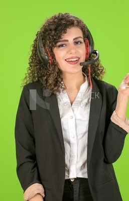 A woman wearing casual clothes
