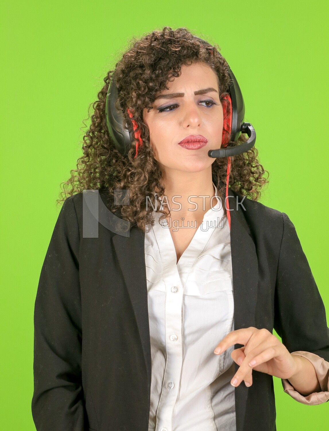 A woman wearing casual clothes