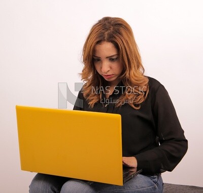 A woman wearing casual clothes