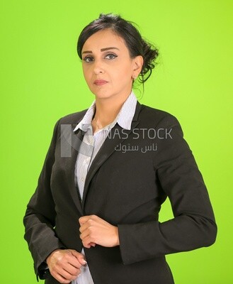 A woman wearing casual clothes